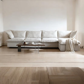 Dream Beige Cloud 4 Seater + Ottoman
