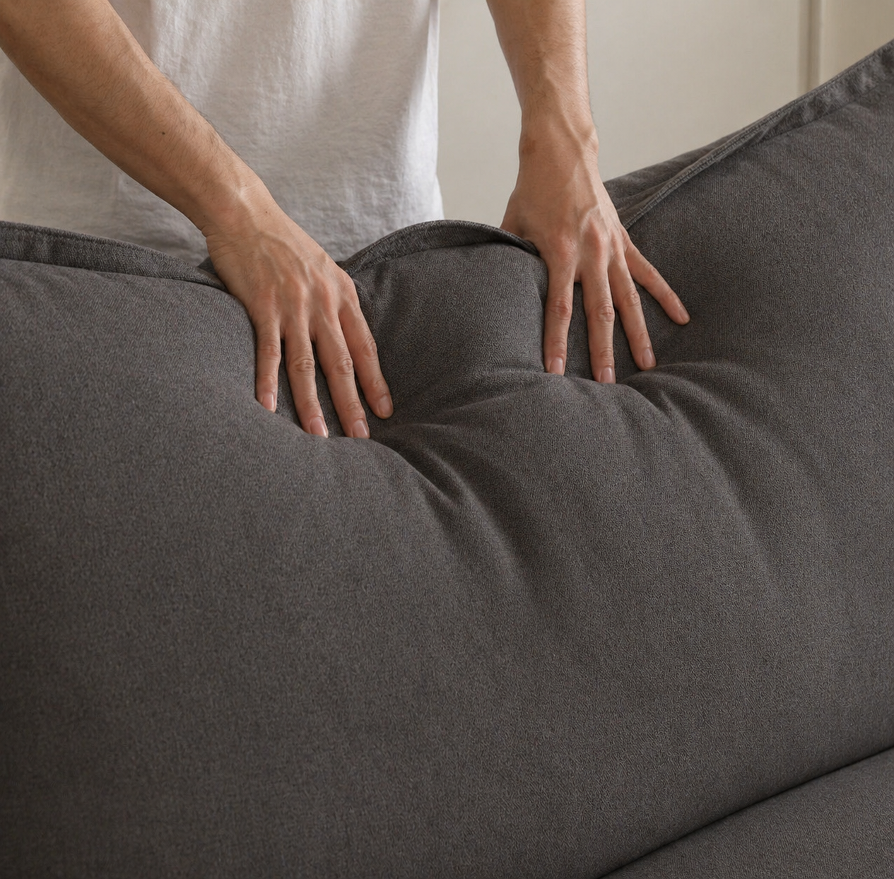 Dream Dark Gray Cloud Love Seat