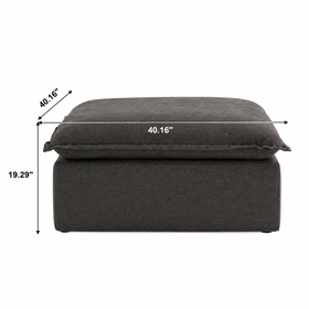 Dream Dark Gray Cloud 4 Seater + Two Ottoman