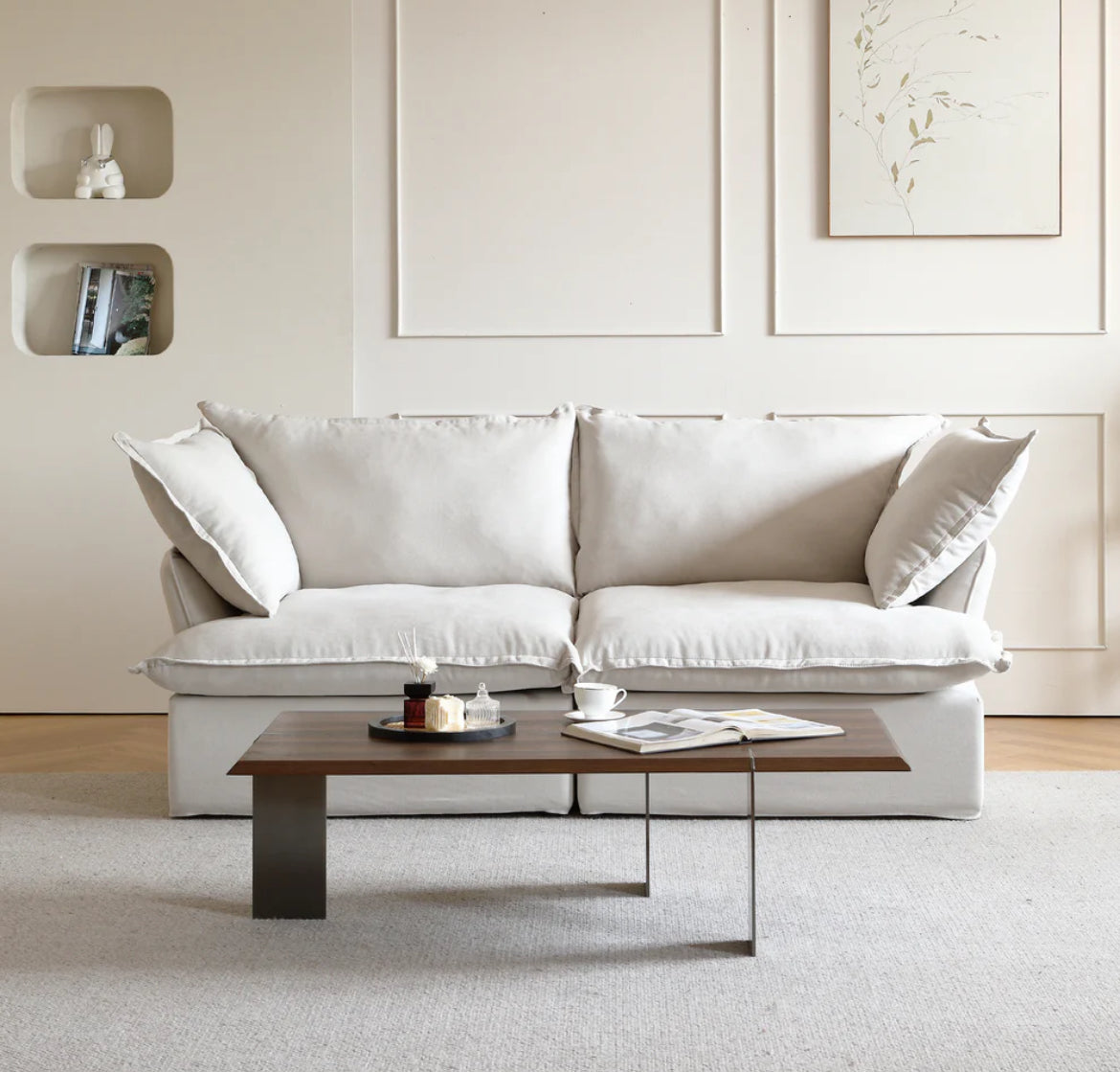 Dream Light Gray Love Seat
