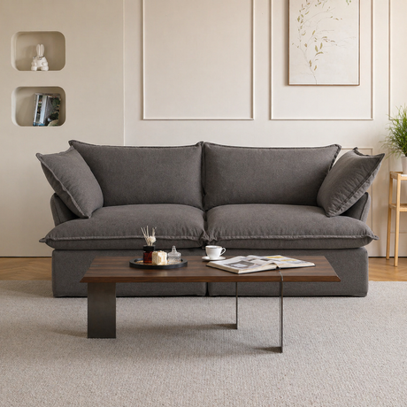 Dream White Cloud Love Seat