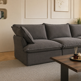 Dream Dark Gray Cloud 3 Seater