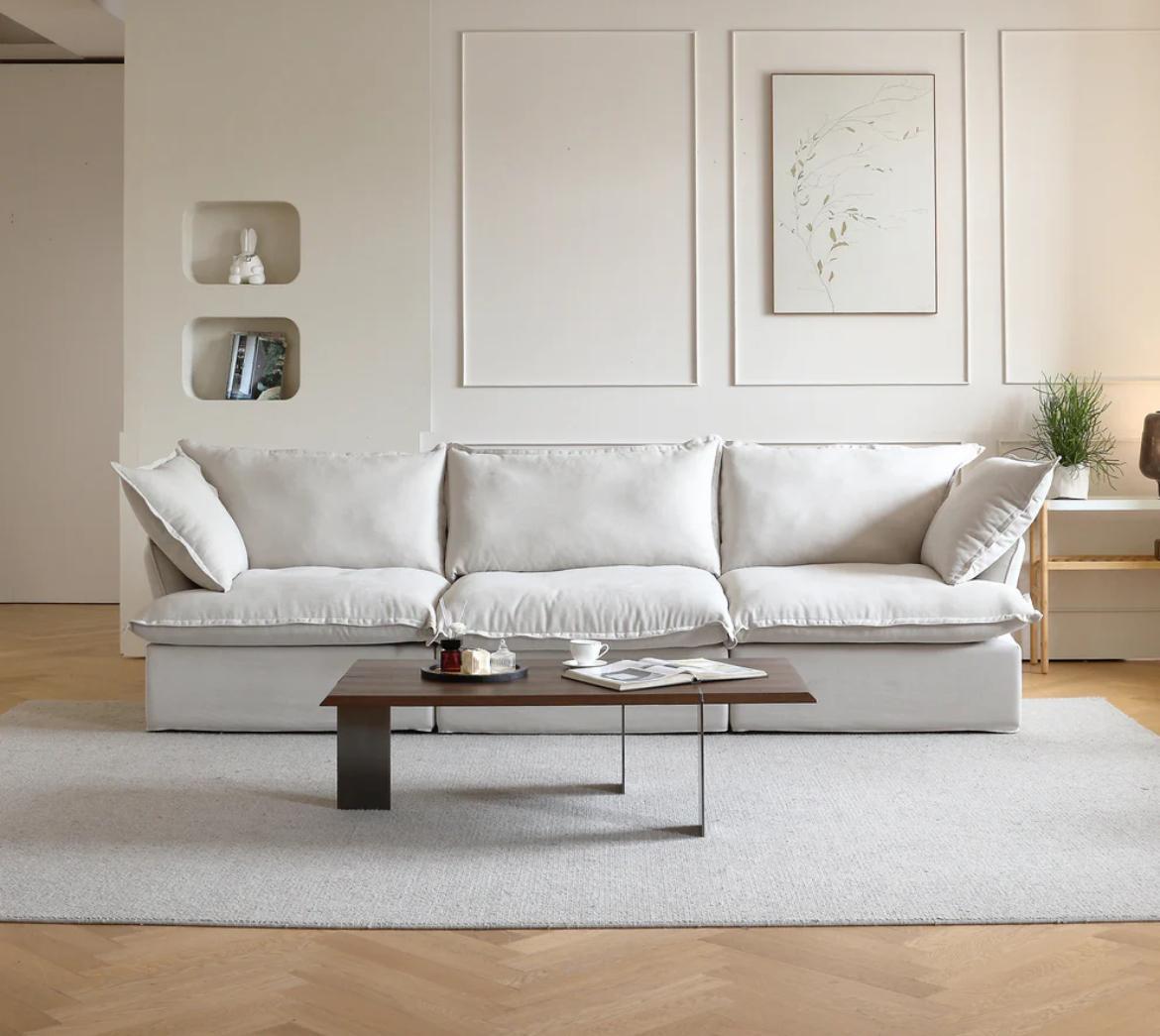 Dream Beige Cloud 3 Seater