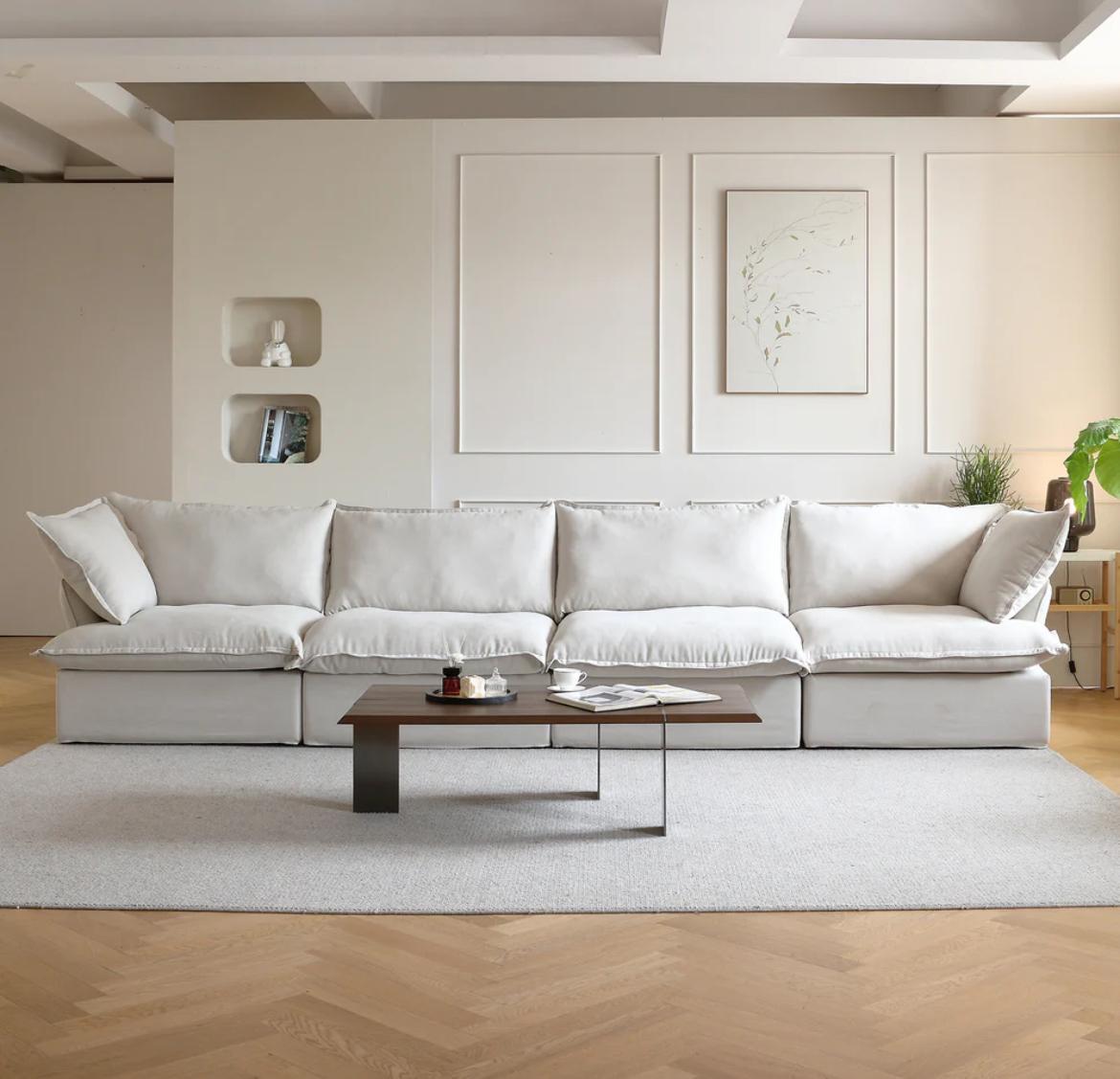 Dream Beige Cloud 4 Seater