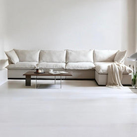 Dream Beige Cloud 4 Seater + Ottoman