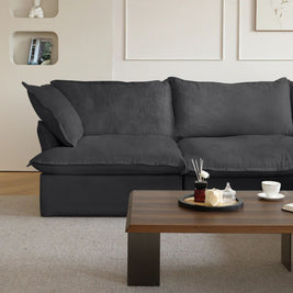 Dream Dark Gray Cloud 3 Seater + Ottoman