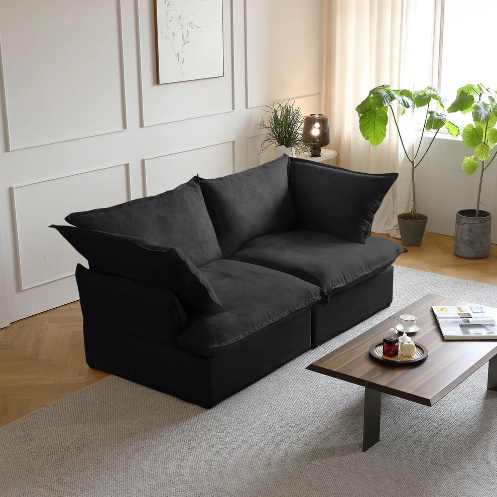 Dream Dark Gray Cloud Love Seat