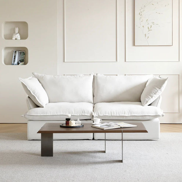 Dream White Cloud Love Seat