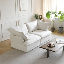 Dream White Cloud Love Seat
