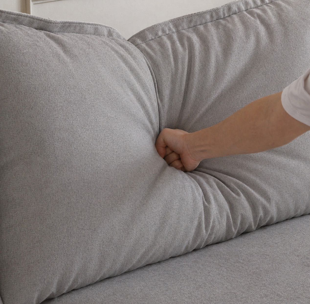 Dream Light Gray Cloud 4 seater + two ottomans