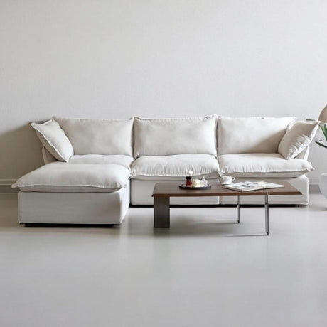 Dream White Cloud 3 Seater + Ottoman