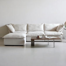Dream Beige Cloud 3 Seater + Ottoman
