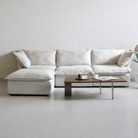 Dream Beige Cloud 3 Seater + Ottoman