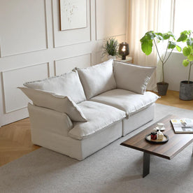 Dream Beige Cloud Love Seat