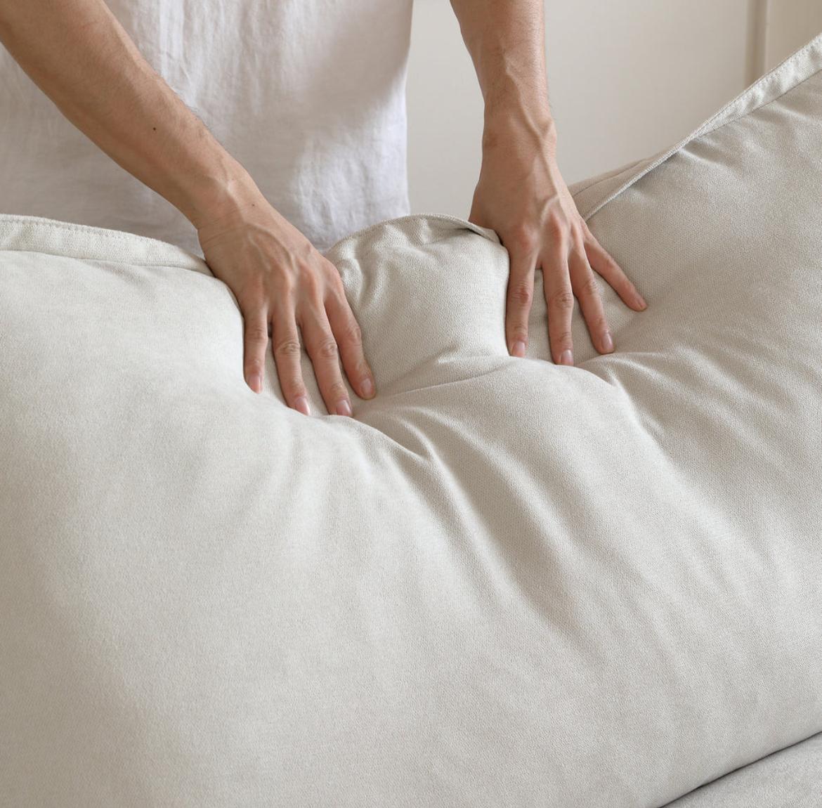 Dream Beige Cloud 3 Seater + Ottoman