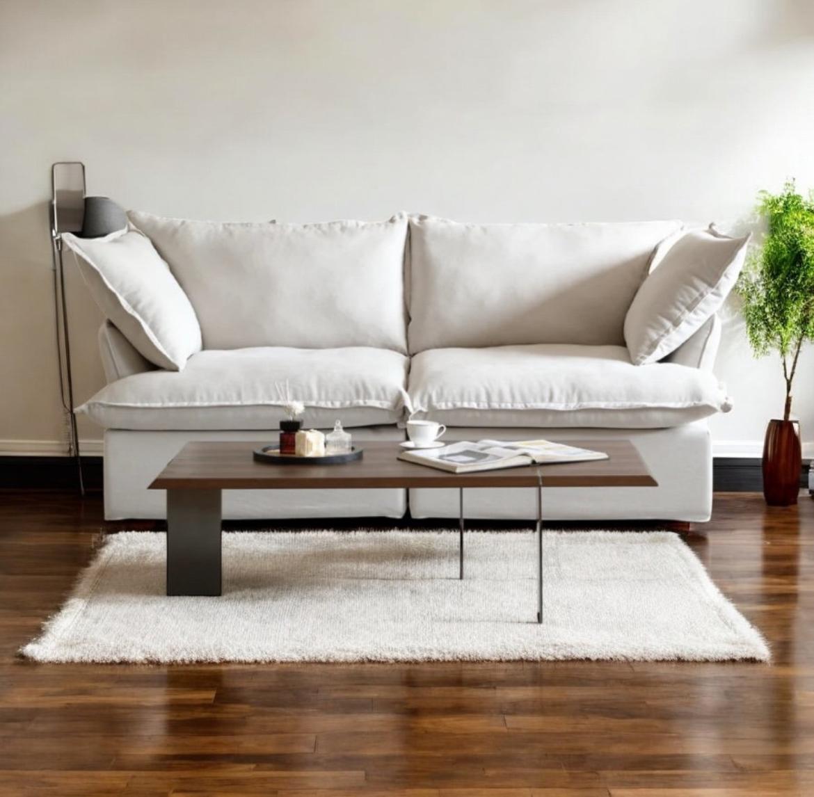 Dream Beige Cloud Love Seat