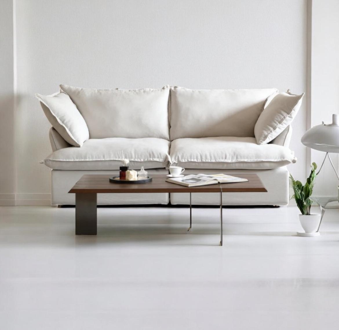 Dream Beige Cloud Love Seat